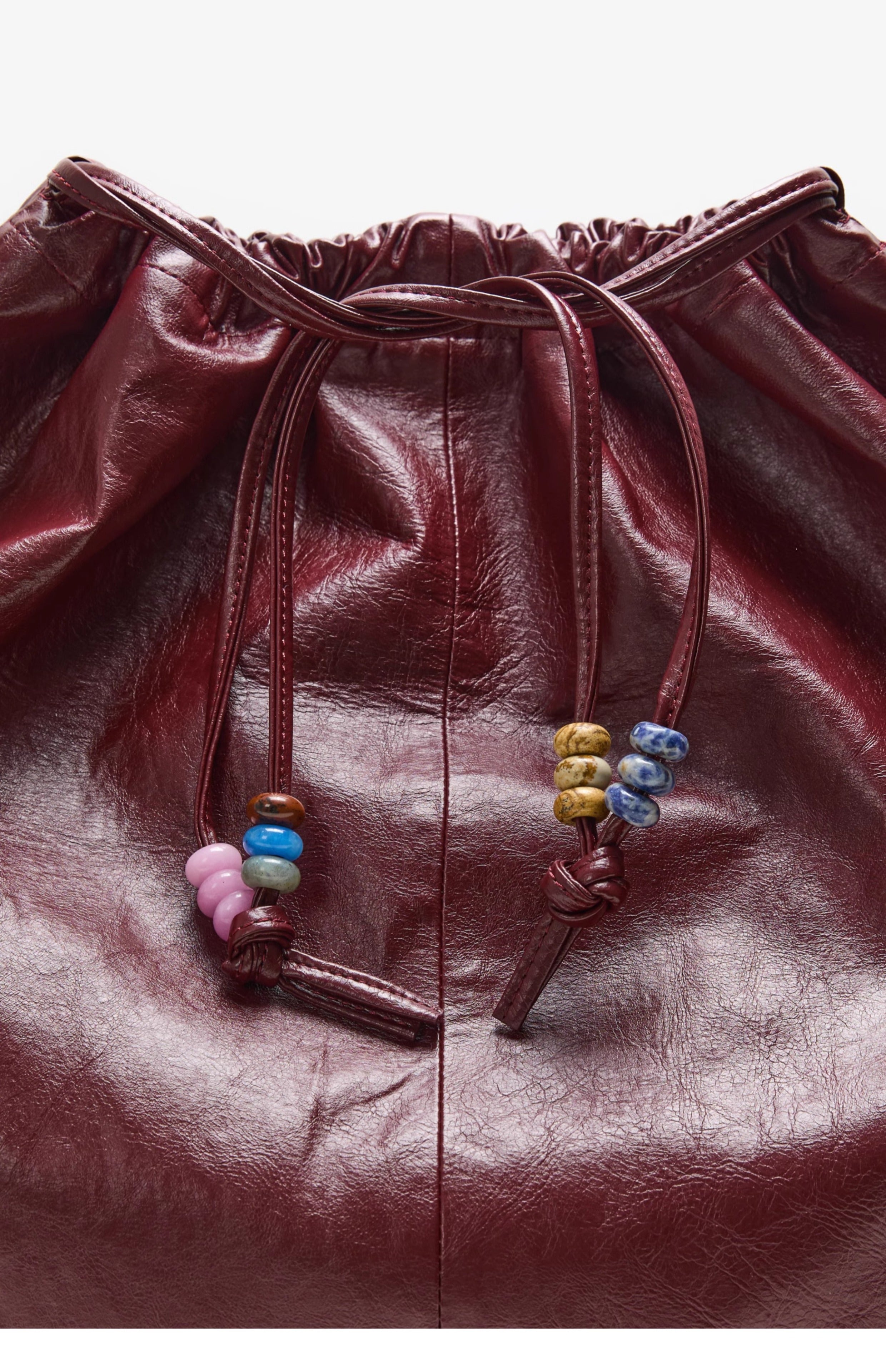 DirtySix Mani stacked bag contrasting natural stone Bag