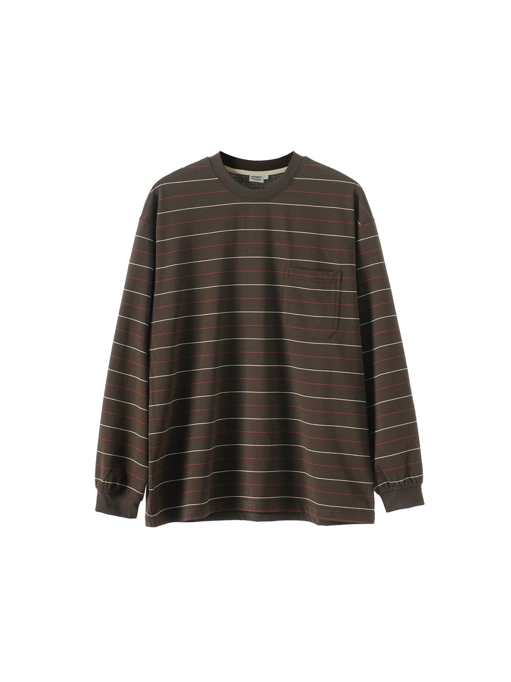 BUTTBILL Contrast Striped Vintage Long Sleeve
