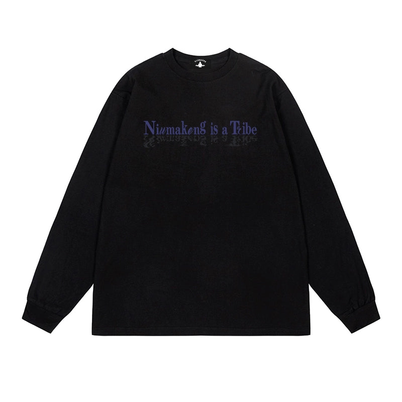 The 76th human NMK pure cotton Long Sleeve