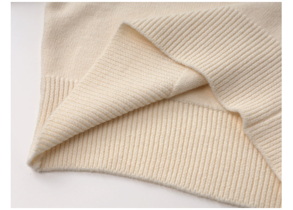 EIGHTHMONTH Vintage Crew Neck High Waist Knitted Sweater