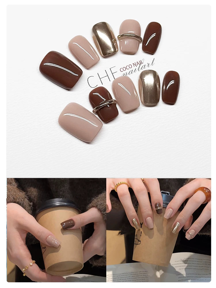 CoCo Light Luxury Premium Handmade Nail Art Wear Nail Art