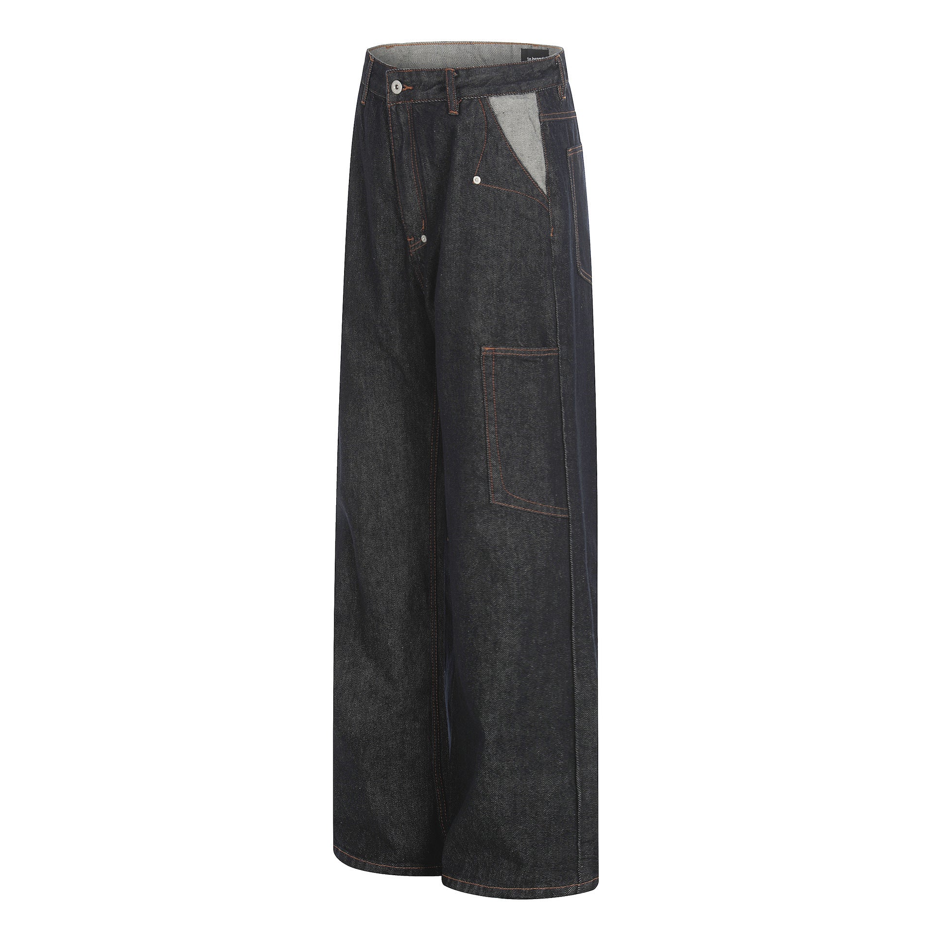 11KN Retro Old Loose and Versatile Wide-leg Pants