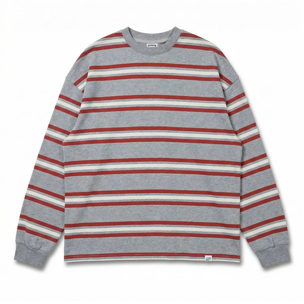 BPCALL Vintage Striped Versatile Long Sleeve