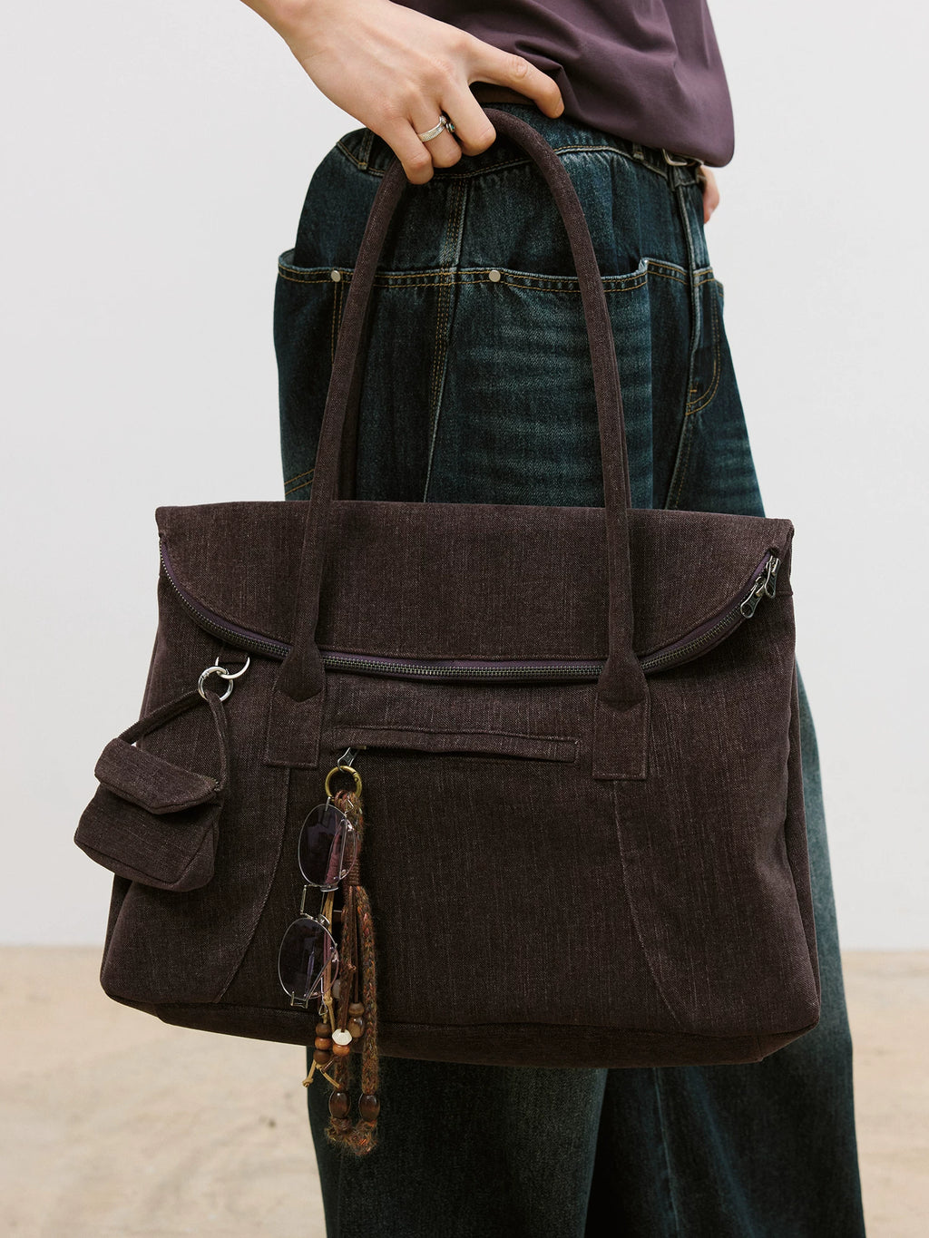 LR MADE Large Capacity Shoulder Handbag