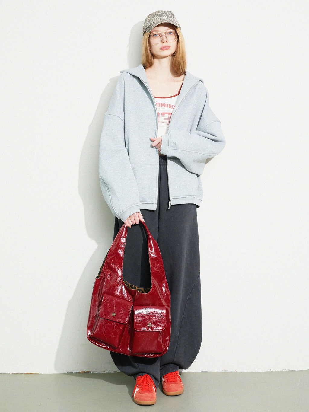 Momogigi Textured Folded Paper Textured Large Capacity Tote Bag