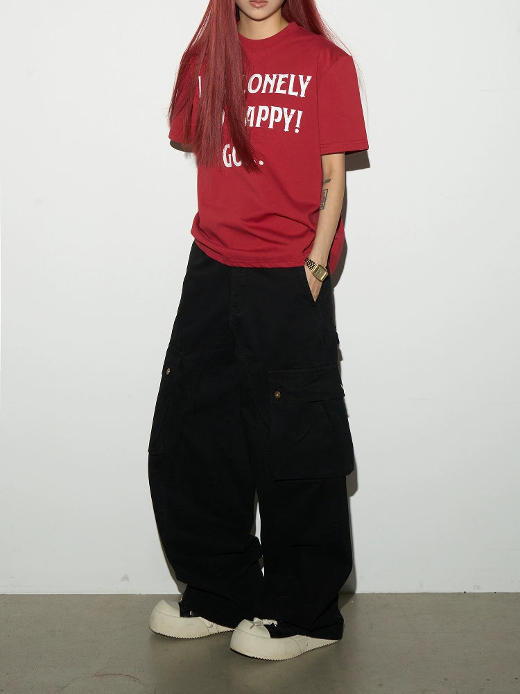 MICHINNYON Vintage Tooling Straight Versatile Casual Pants