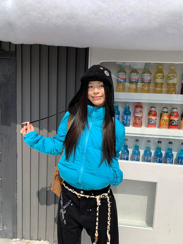EAHO Stand-up Collar Thermal Loose Casual Jacket
