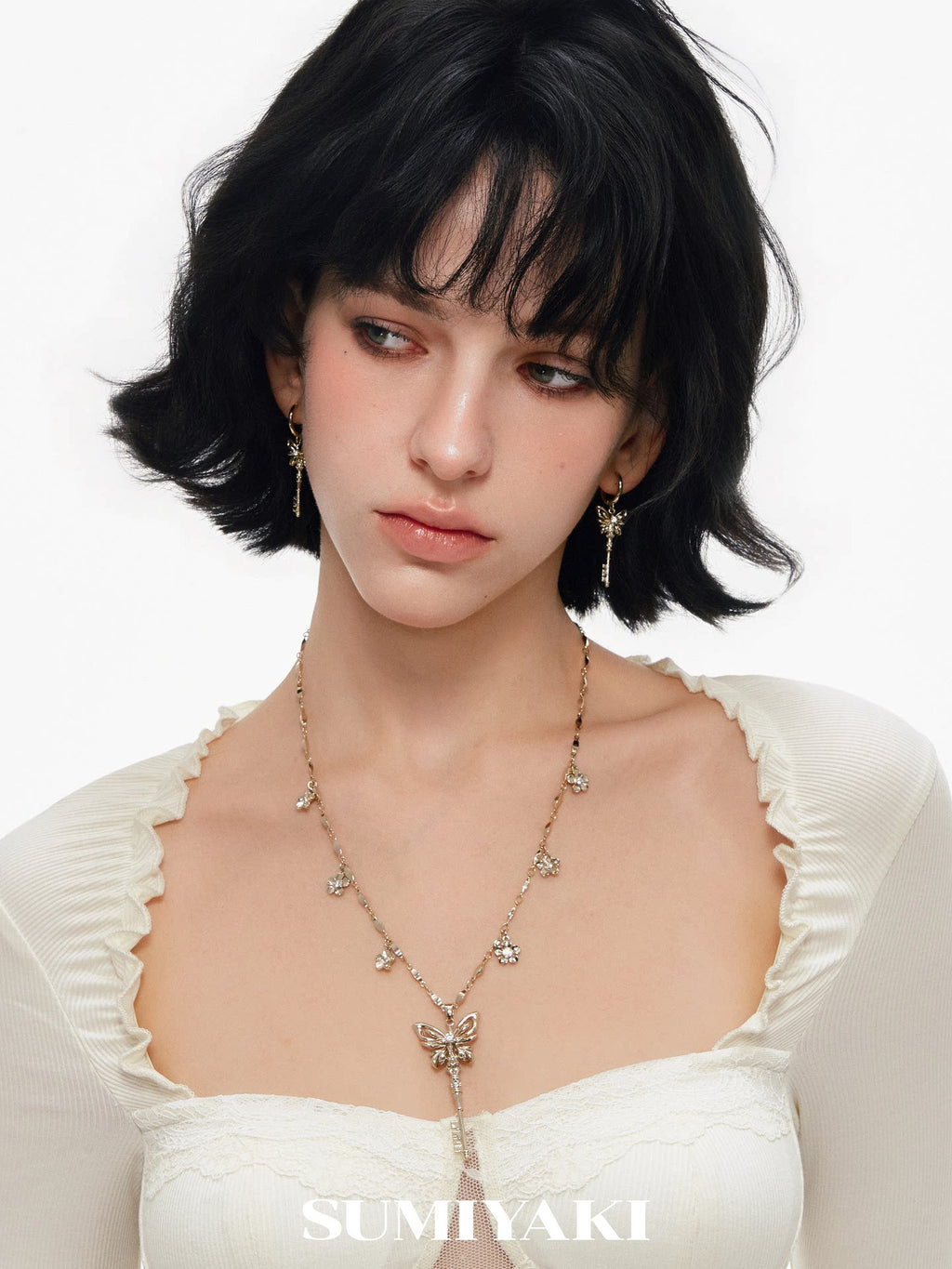 SUMIYAKI Butterfly Key Necklace