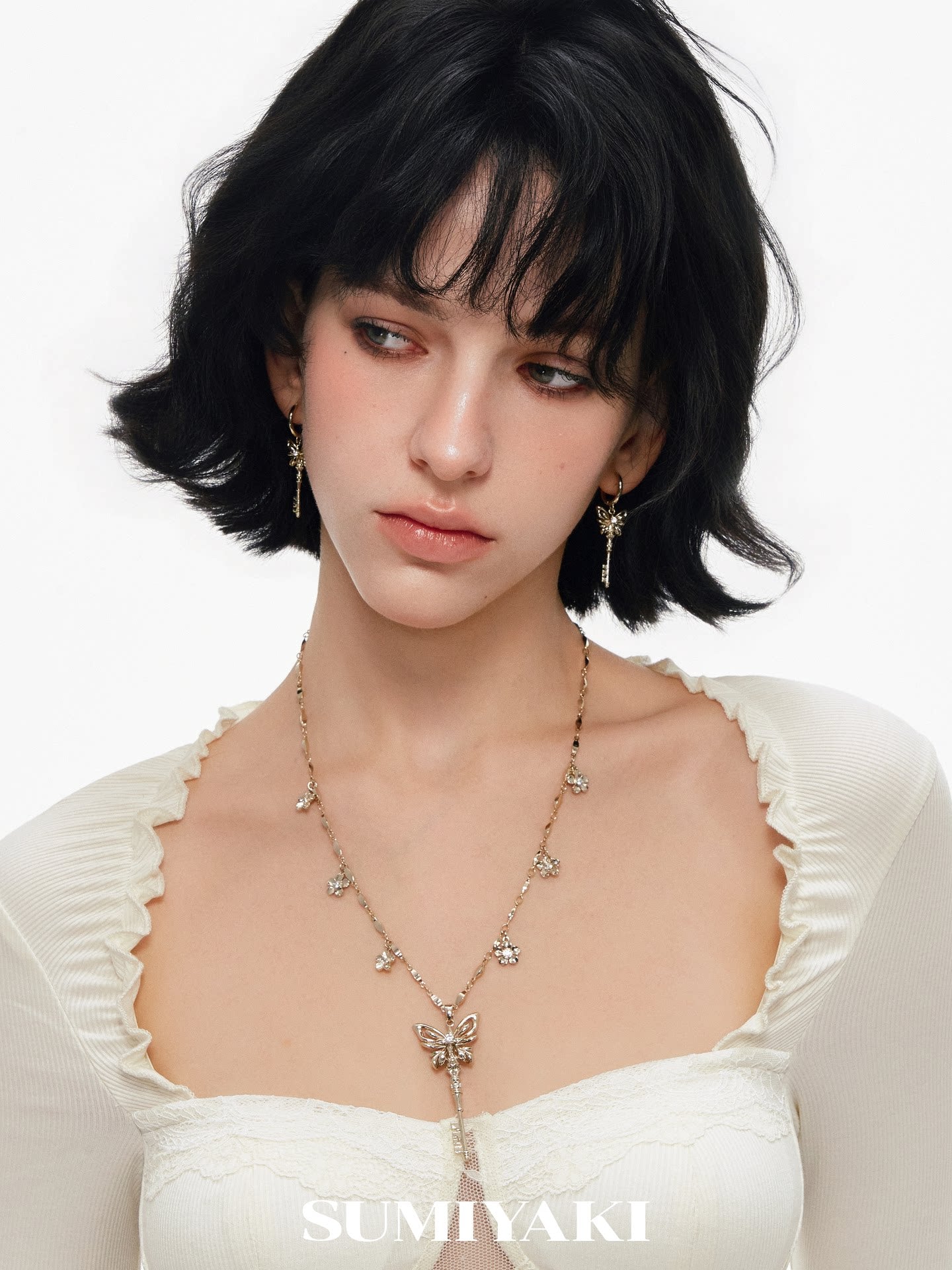 SUMIYAKI Butterfly Key Necklace