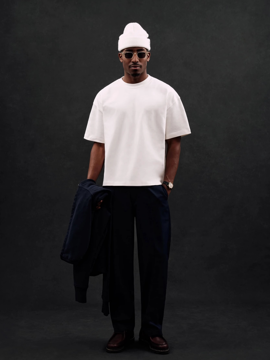 Blank Map Comfortable Loose Casual Tee