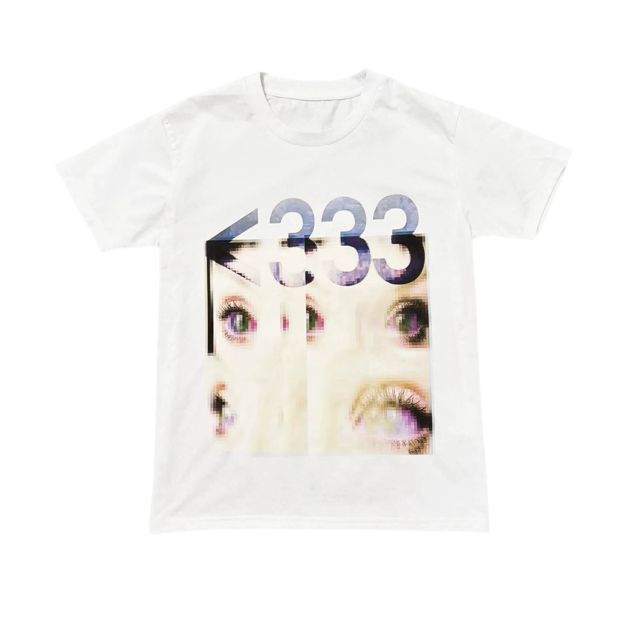 PAIKI Crew Neck Front Shoulder Loose Tee