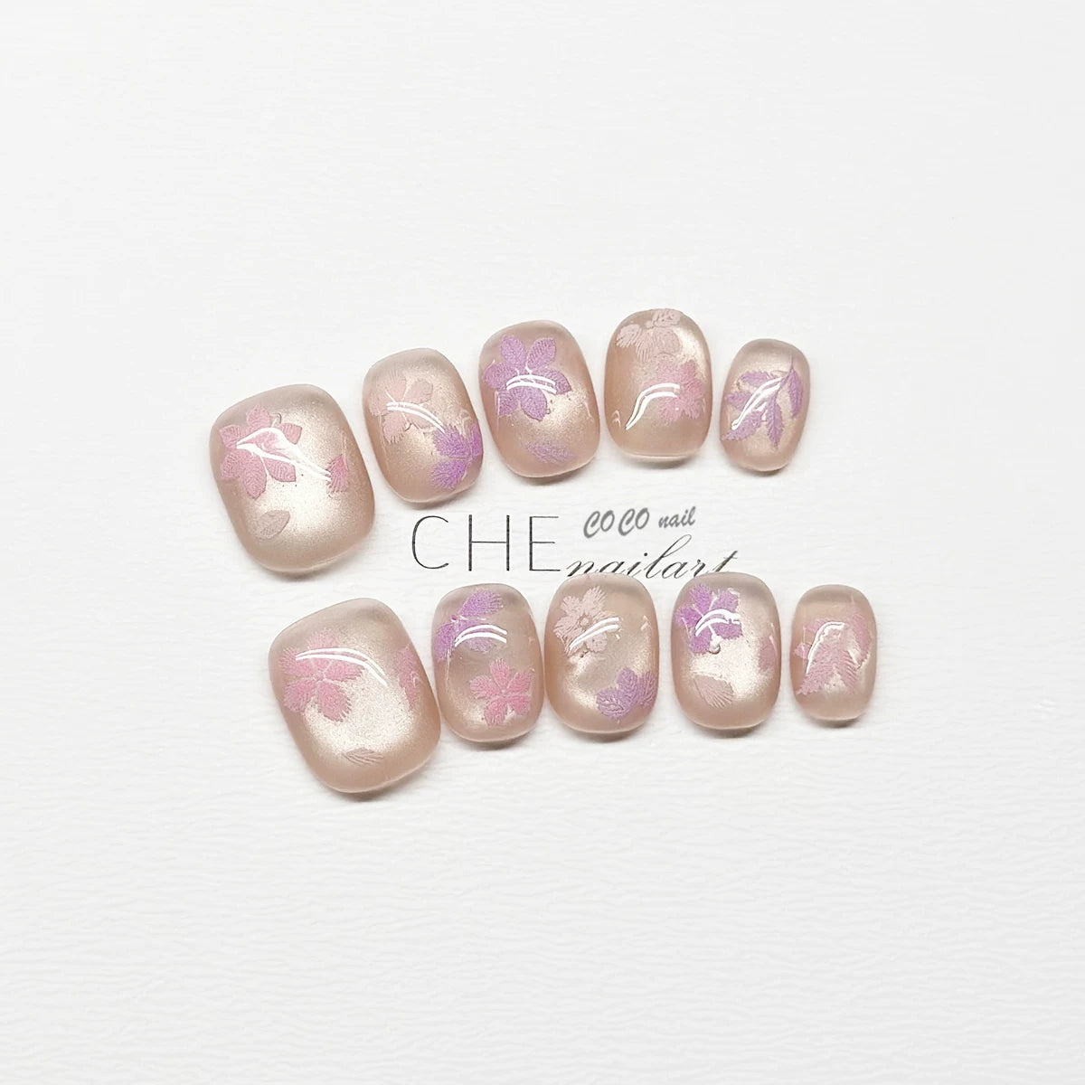 CoCo Embroidery Flower Handmade Manicure Wear Nail