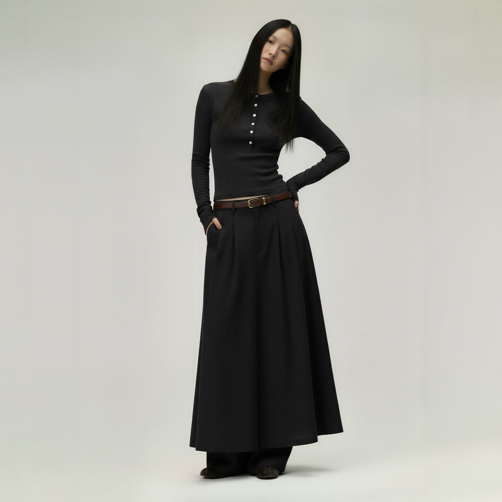 Inflation women Henly Skinny Modal Long Sleeve tee