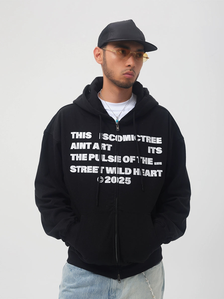 ComicTree Full of Old Zip Sweater