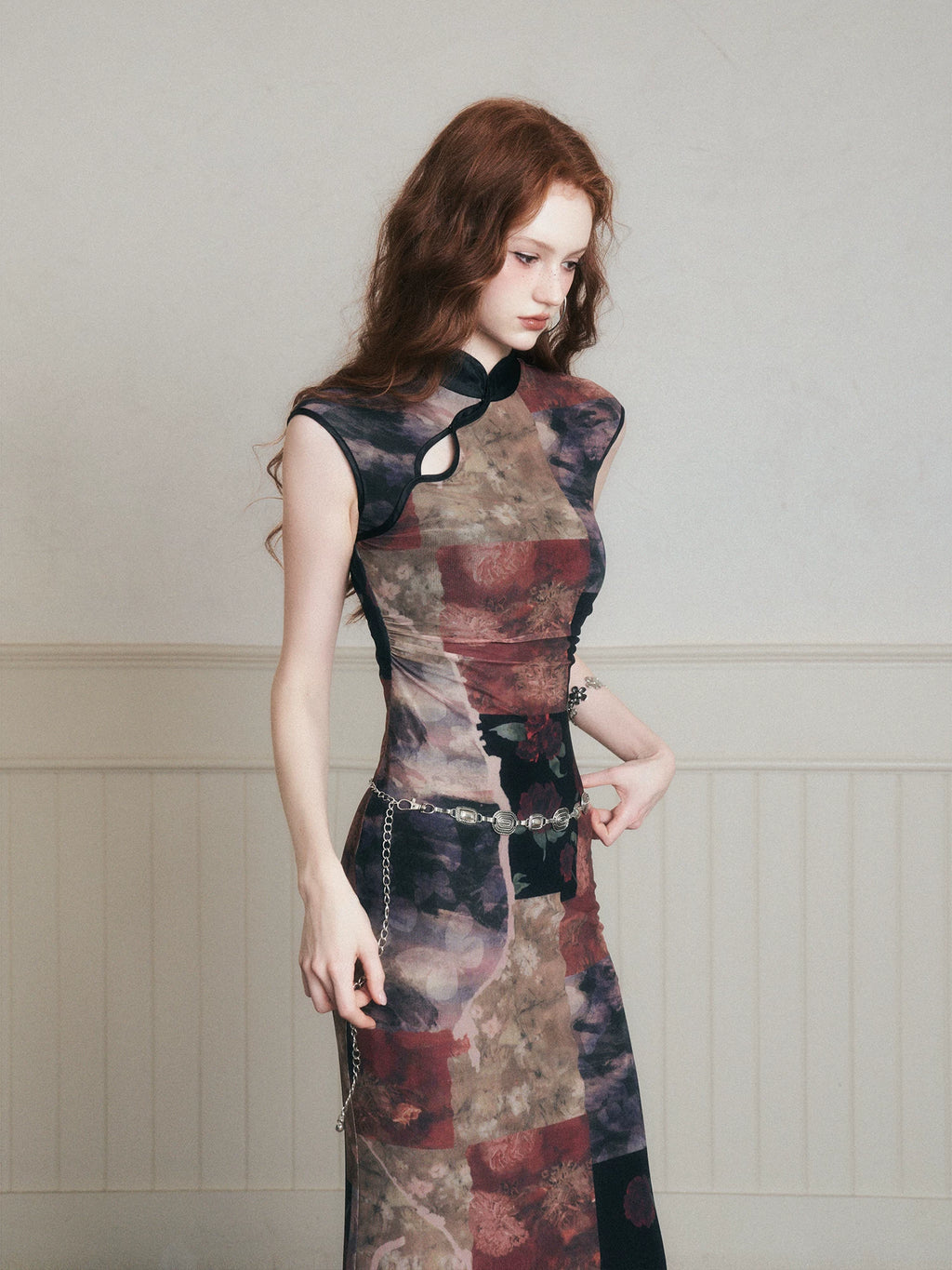 LULUSWINGS Vintage Cheongsam Fishtail Dress