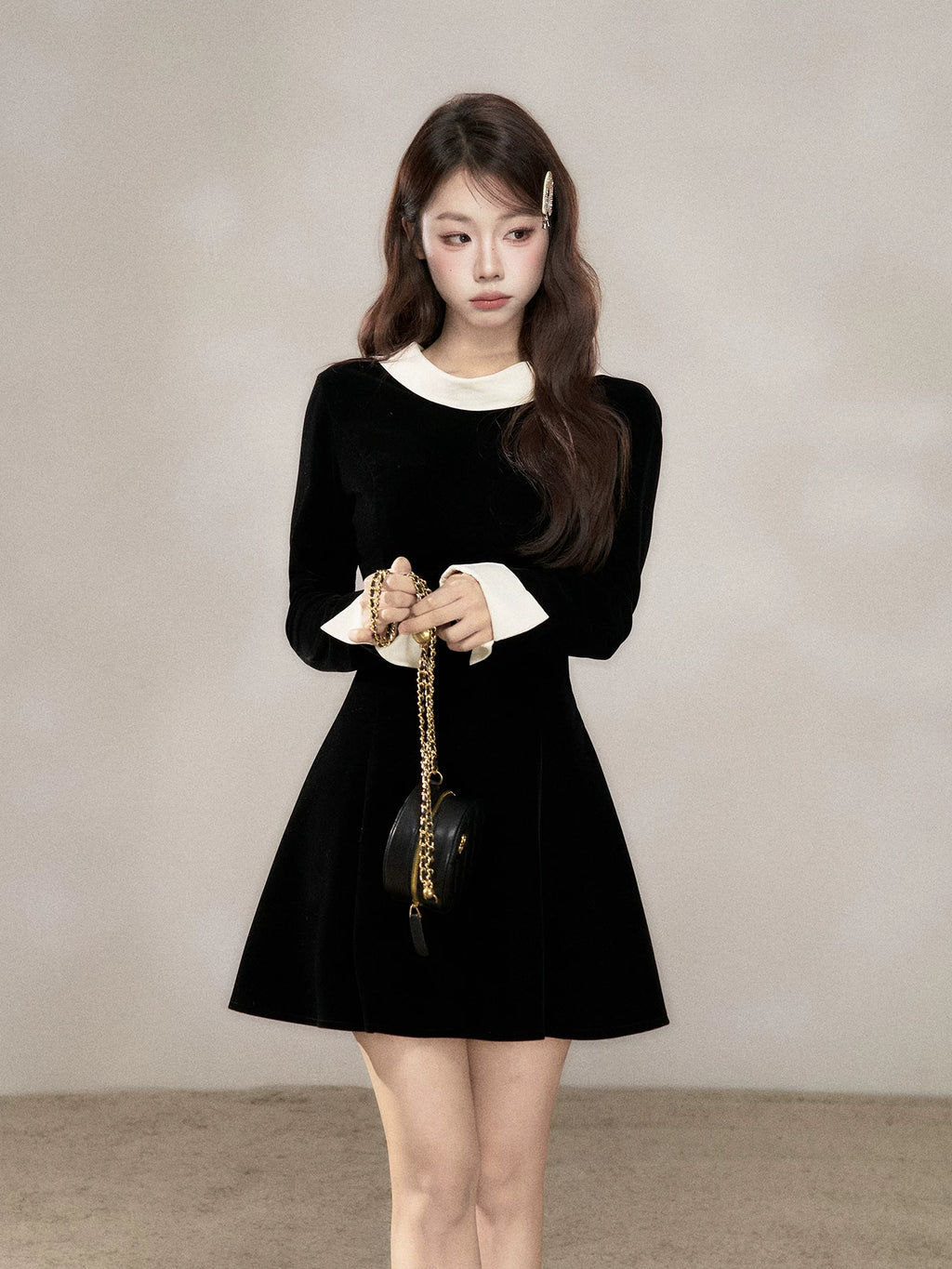 Wildberry Skinny Long Sleeve Dress