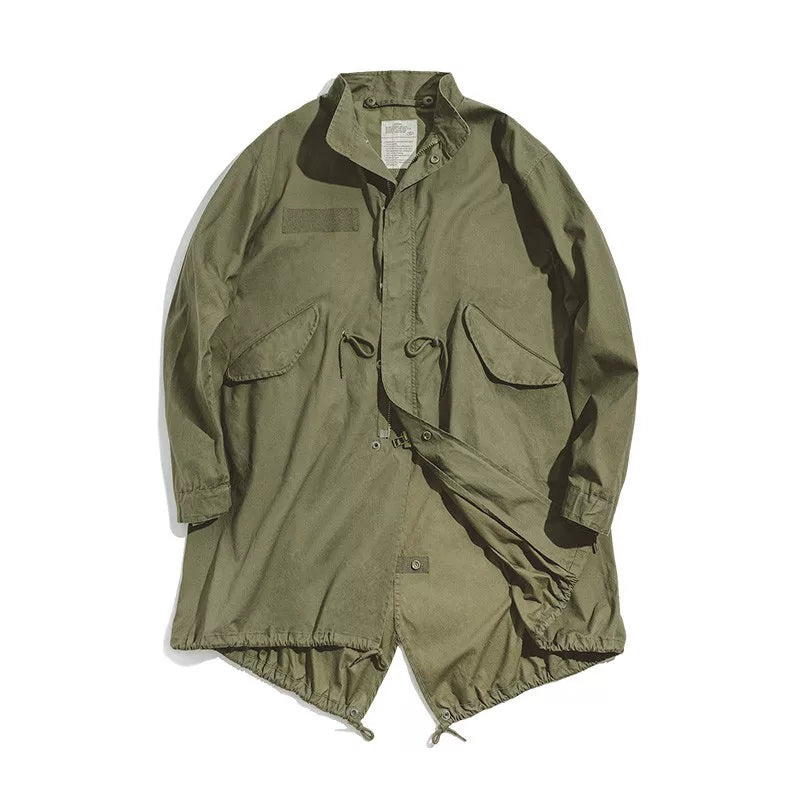 Madden retro M65 trench long coat