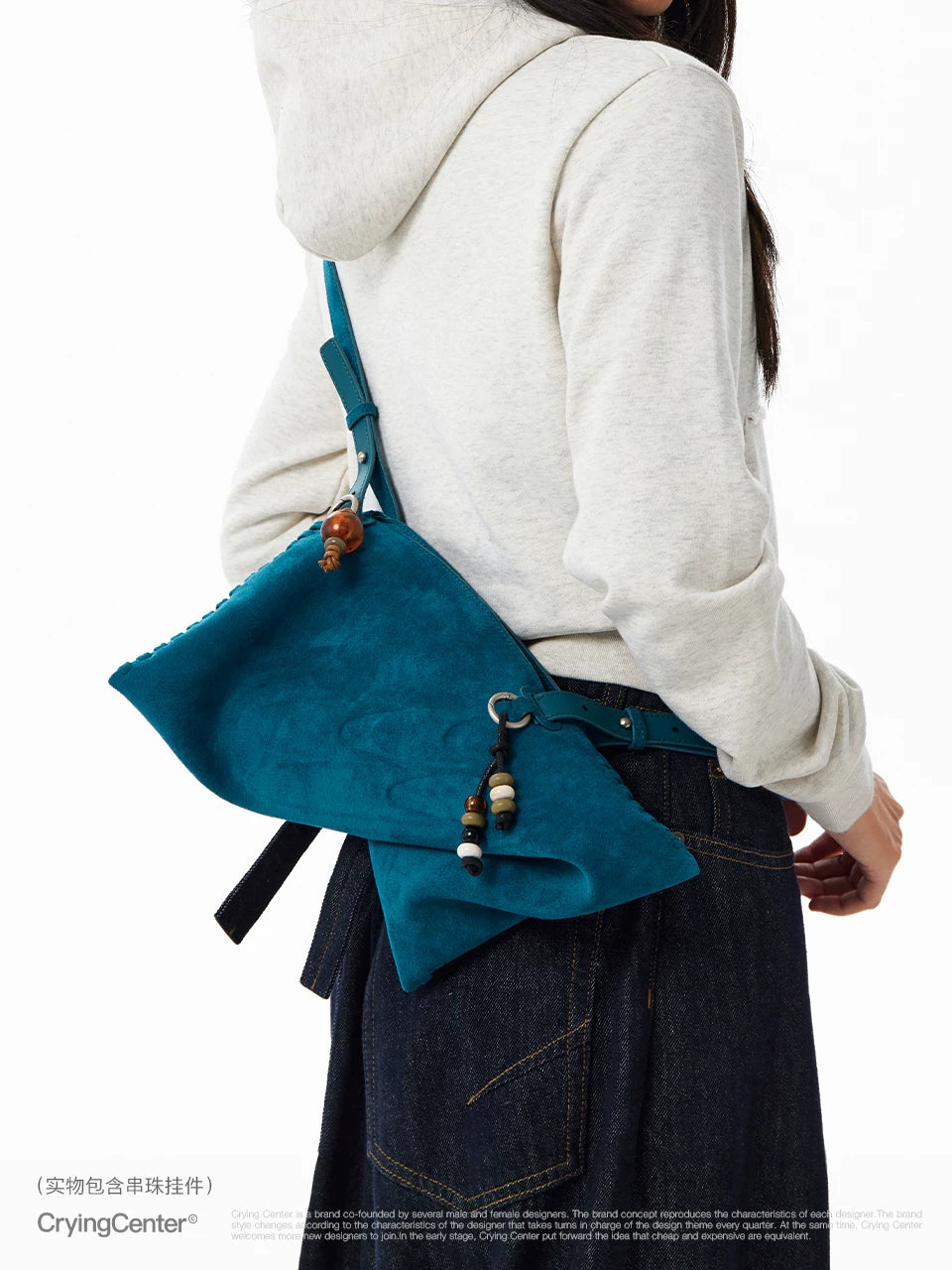 CryingCenter Anti-fur Shoulder Oblique Strap Bag