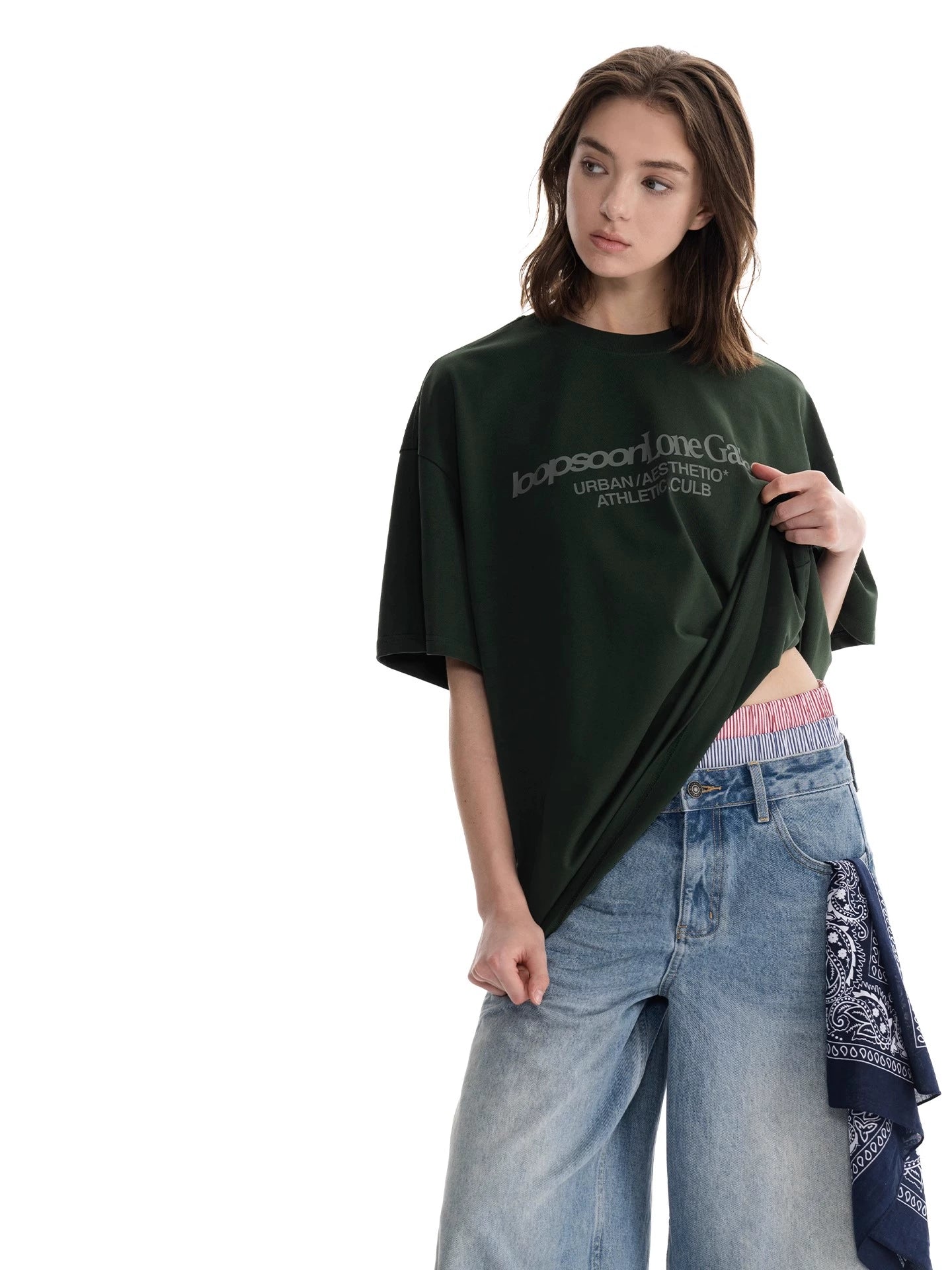 Loopsoon Creative LOGO Profile Commuter Tee