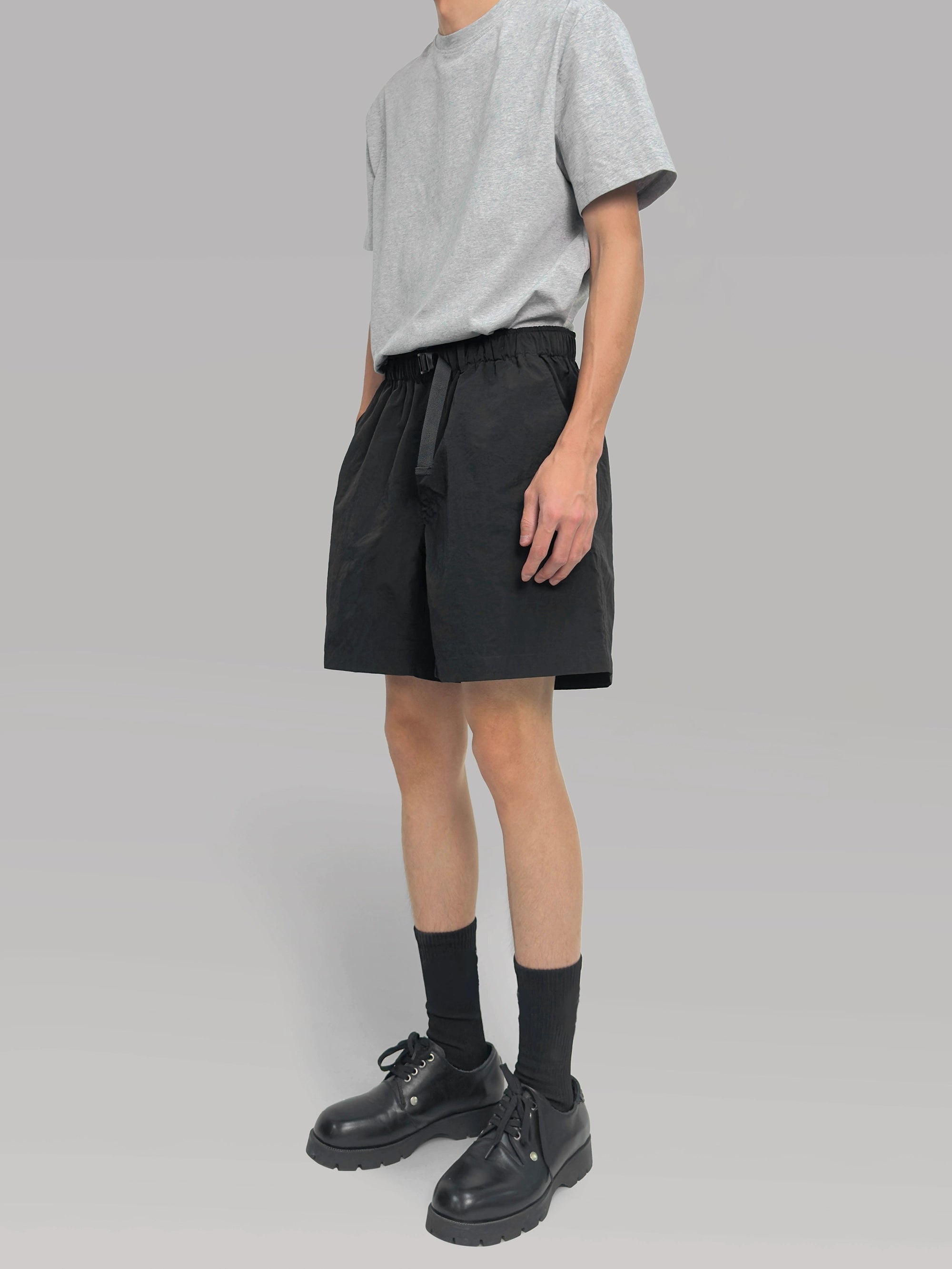 PLUS NO LOGO Waist Buckle Adjustment Loose Quick-drying Sports Shorts