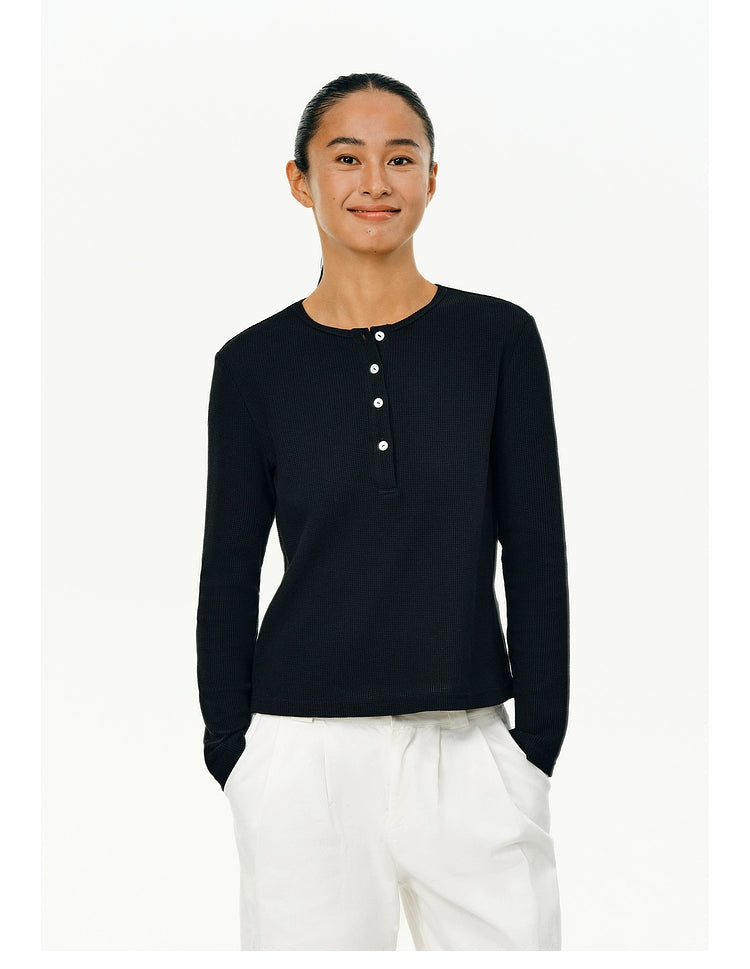 ATRY Waffle Simple Basic Inner Long Sleeve