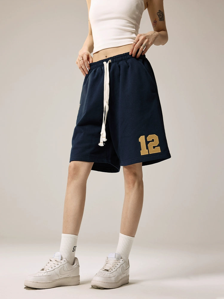 Remedy Embroidered Loose Casual Shorts