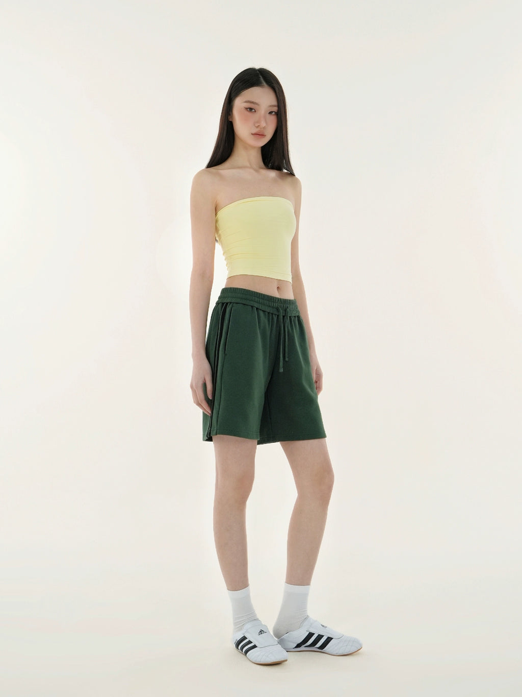 Jim Kennet Casual Vintage Stripe Contrast Loose Sports Shorts