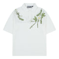 Harshandcruel 2025 neutral plant 10,000-needle embroidered Polo Shirt