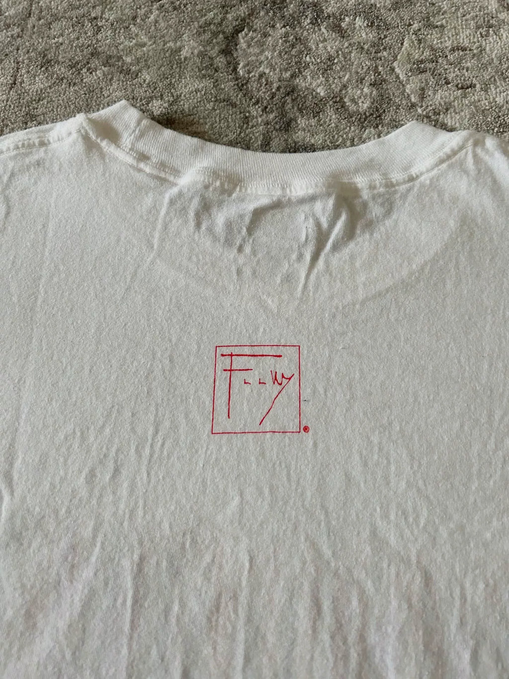 Wang Youbing Retro Colored Pencil Printing Casual Tee
