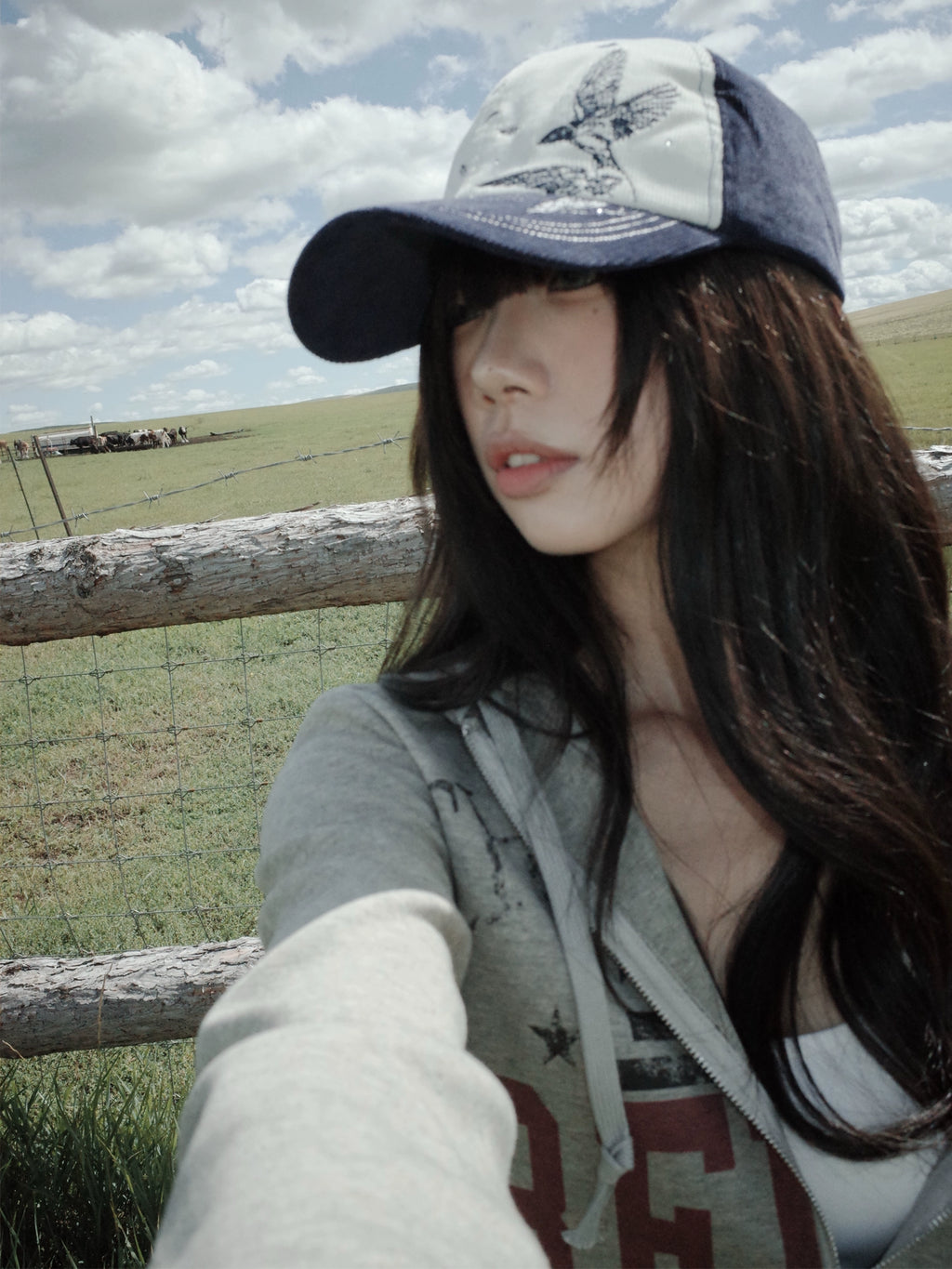 WASE Waffle Corduroy Contrasting Hot Diamond Baseball Cap