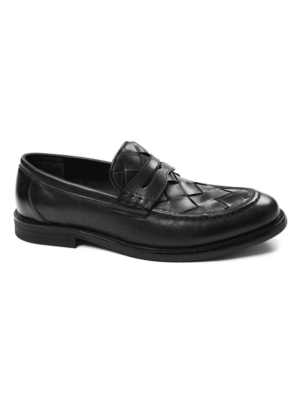 Stay The Night Hand-woven Casual Leather Shoes