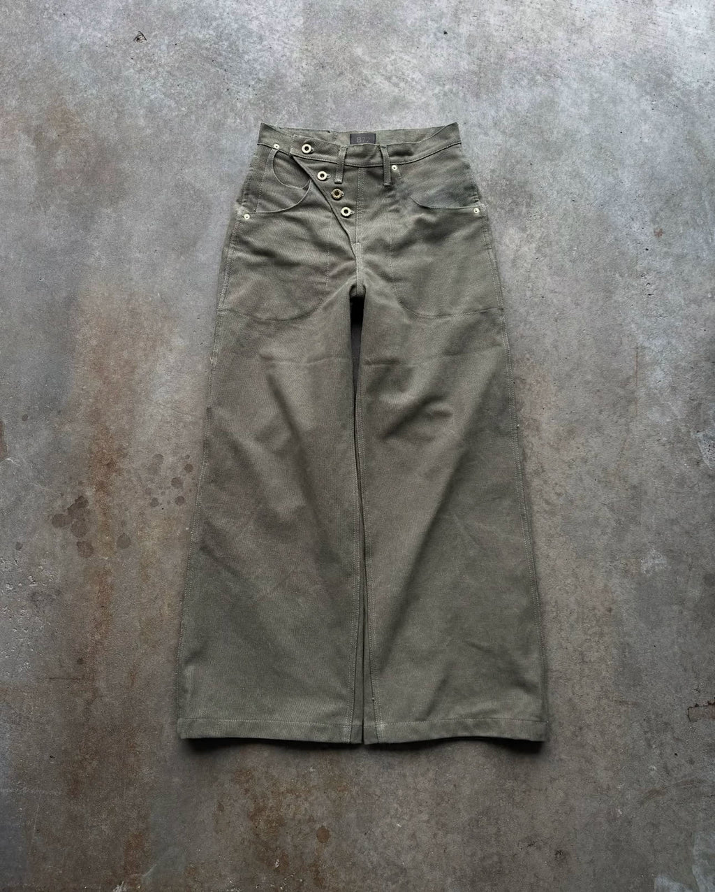 B72 Retro Straight Loose Overalls