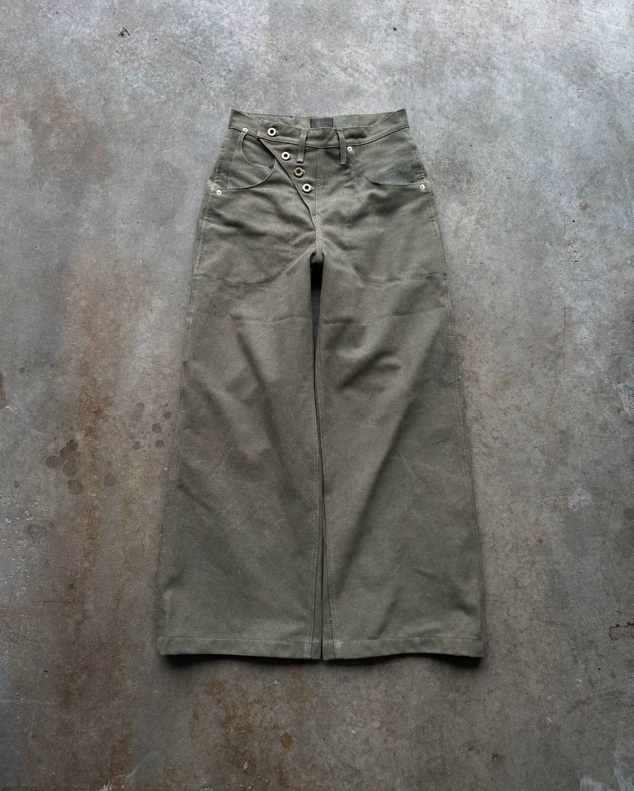 B72 Retro Straight Loose Overalls