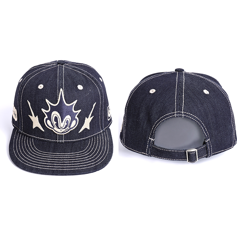 DND4DES Casual Three-dimensional Embroidery Embroidered Denim Baseball Cap