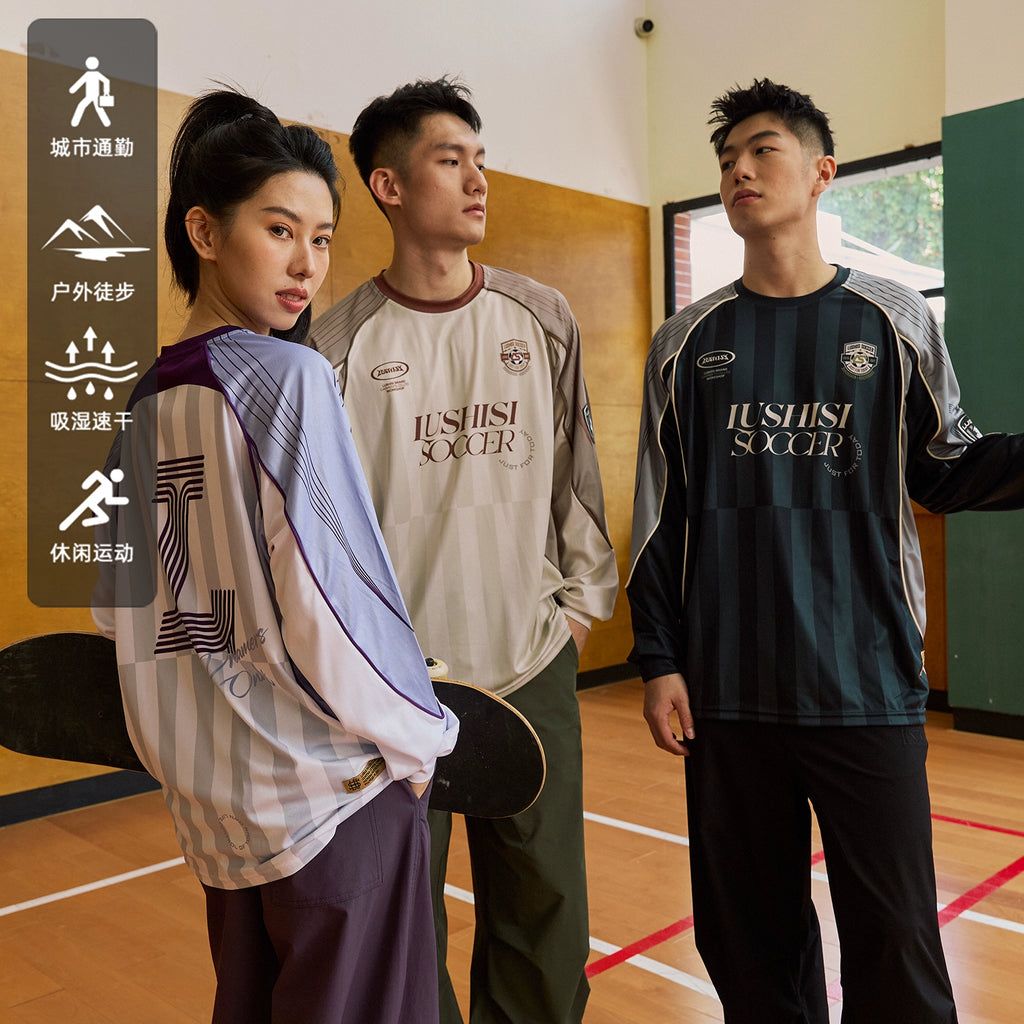 LUSHISI Moisture Absorption Quick-drying Sports Long Sleeve