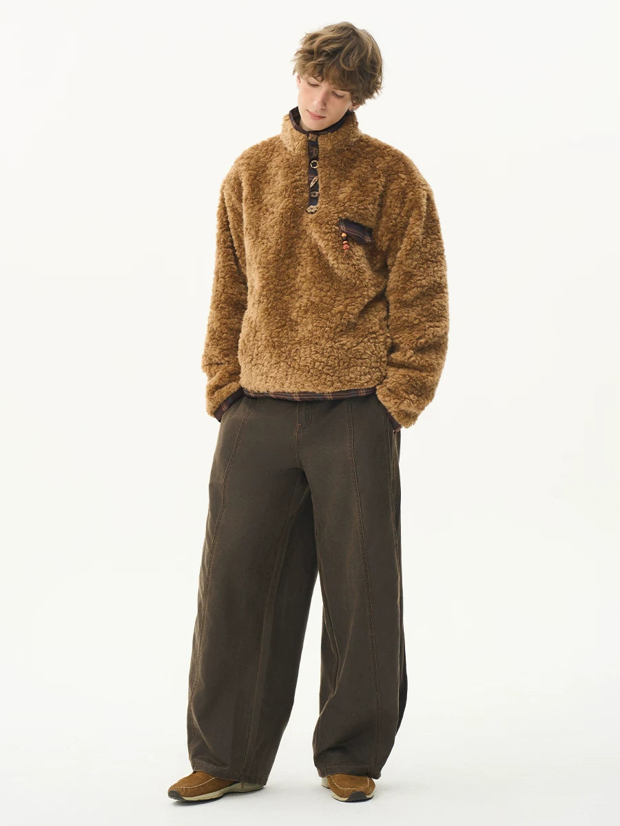 CNEW Vintage Patchwork Sweater