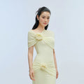 J TheChosen Handmade Tube Top Shawl Dress