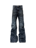 DETW Pleated Bead Stacked Jeans