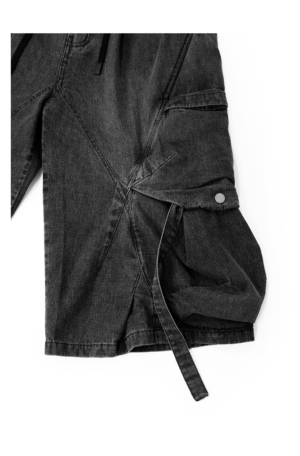 RELABEL Removable Fart Curtain Denim Eight-point Shorts