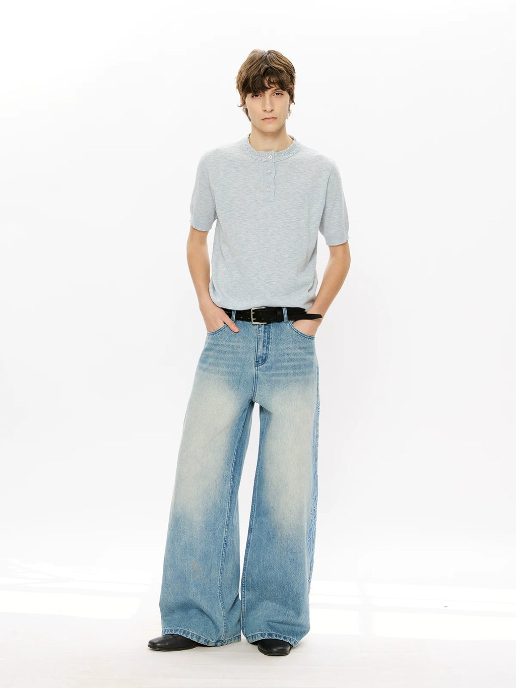 KREATE Slack Knitted Casual Tee