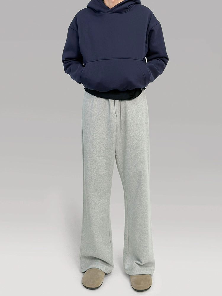 PLUS NO LOGO Loose Casual Versatile Micro-pull Sweatpants