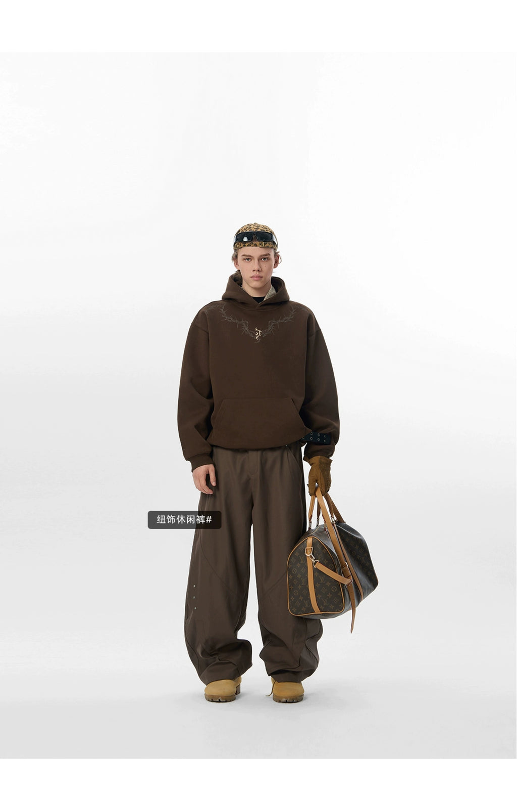 JHYQ Thorn Print Hoodie