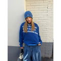 CCYE English Alphabet Crew Neck Knitted Sweater