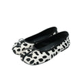Mooreyu Polka Dot Bow Split-toe Shallow-mouth Flats
