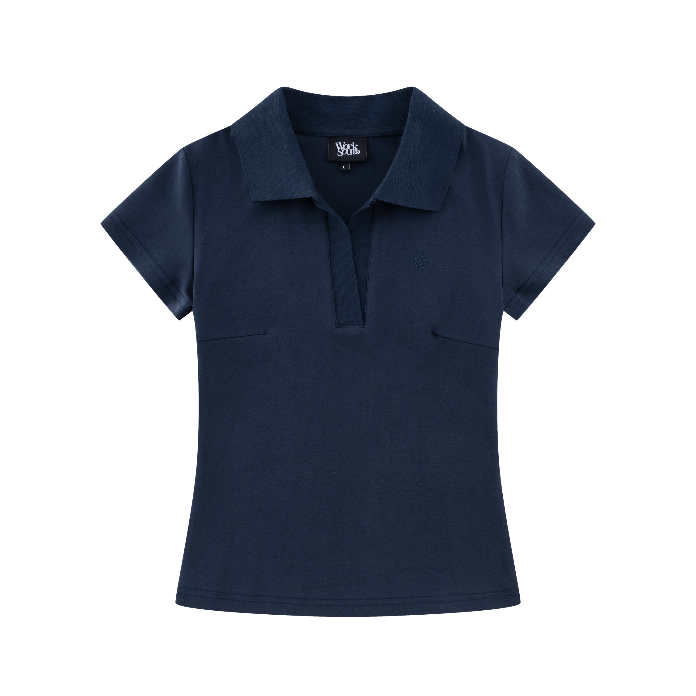 NICEBAD V Lapel Slim Fit POLO Tee