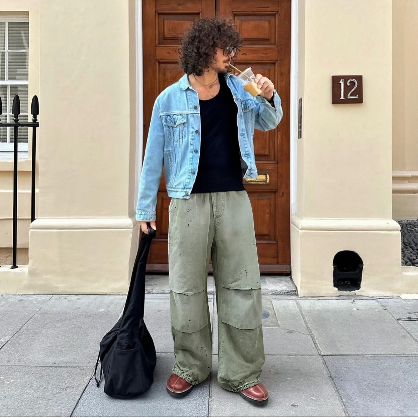 (Clearance) Inflation Splashing Loose Leggings Casual Pants