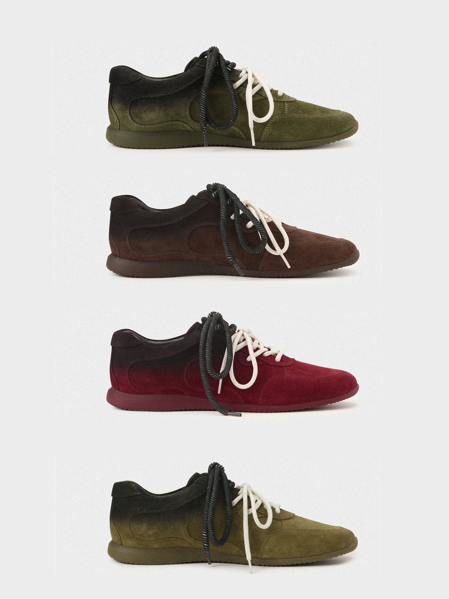 Borrowed Project Multi-strap Inkjet Contrasting Casual Sneakers