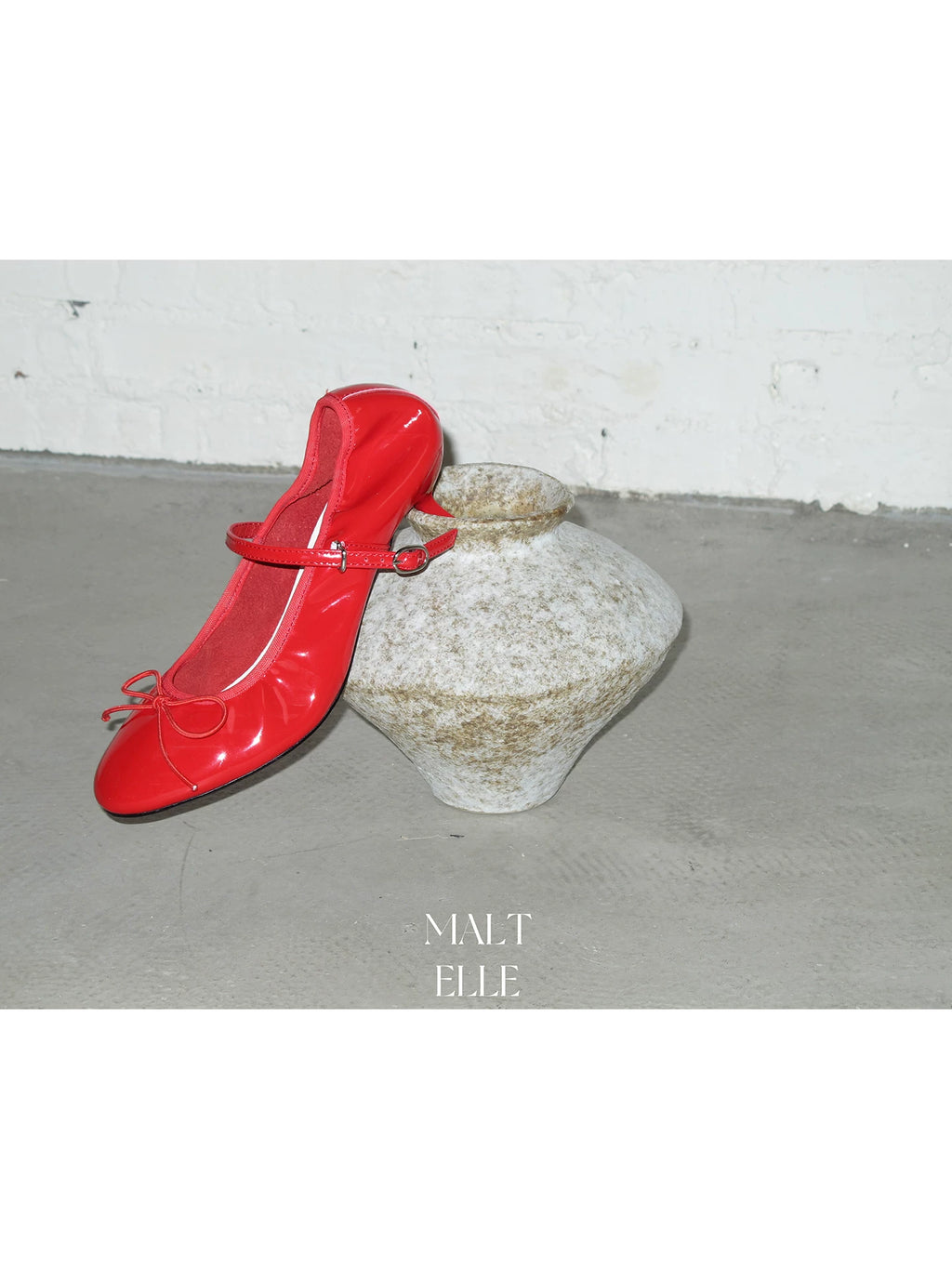 Maltelle Vintage Bow Round Head High Heel Shoes