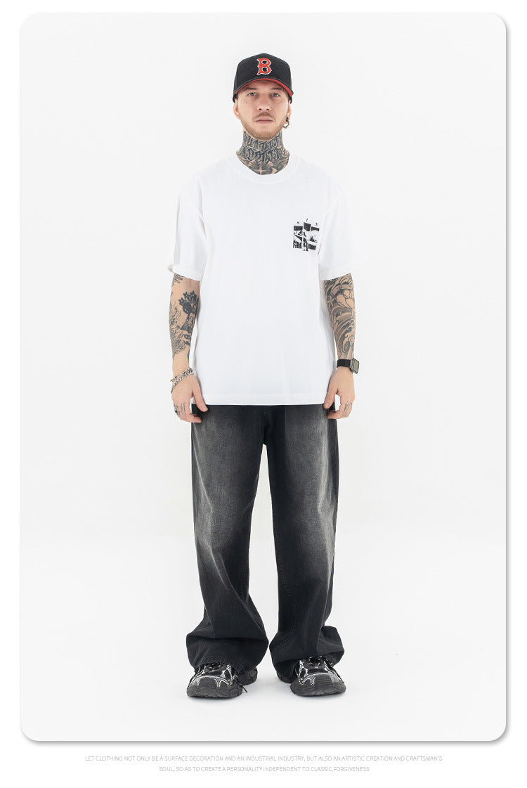 FORGIVNESS Illustration Printing Short Sleeve Tee