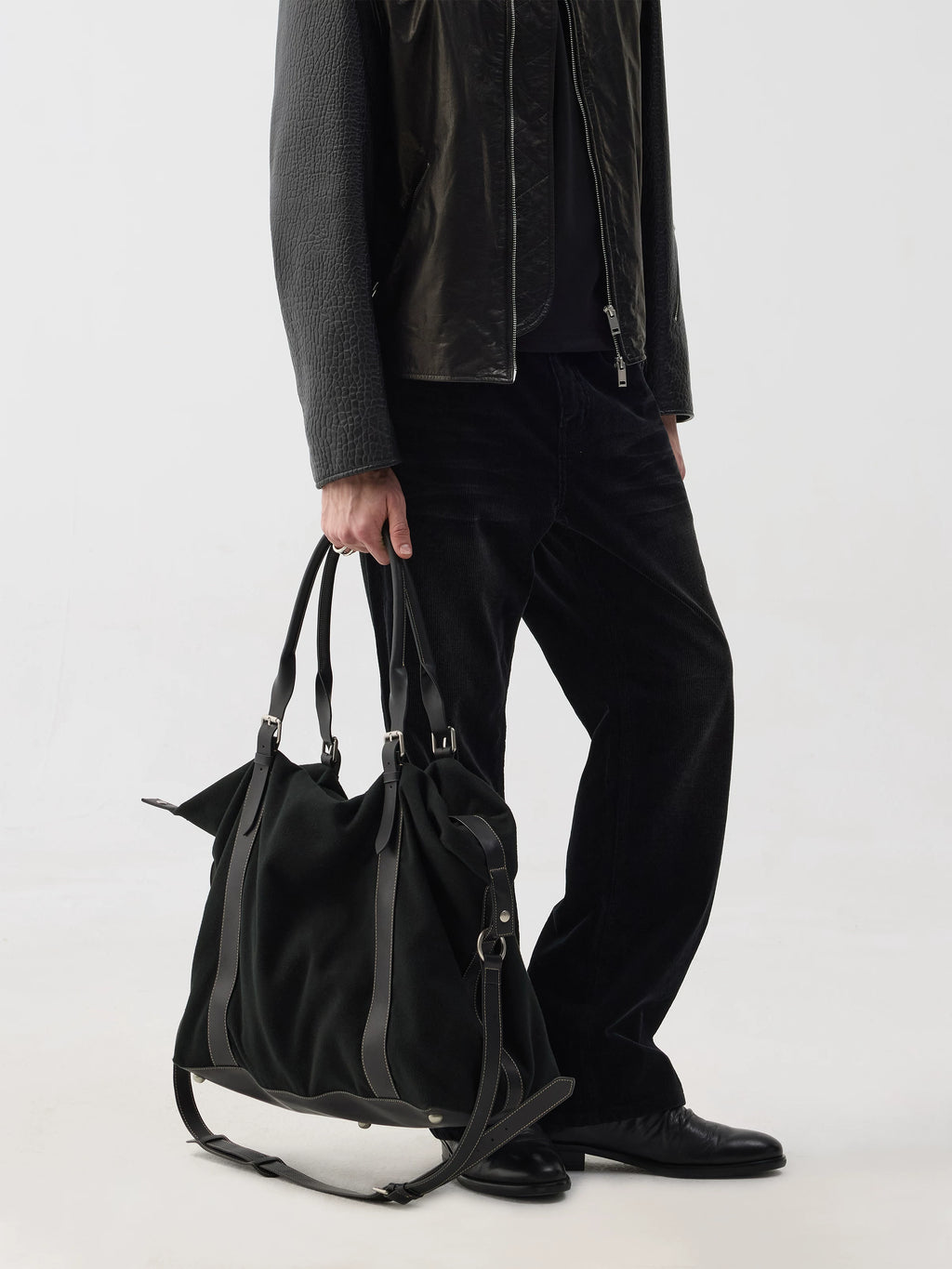 TERRAINCOGNITA Casual Suede Leather Shoulder Messenger Bag